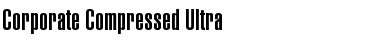 Corporate Compressed Ultra Font
