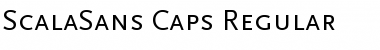 ScalaSans-Caps Regular Font