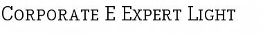 Corporate E Expert BQ Light Font