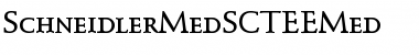 SchneidlerMedSCTEEMed Regular Font