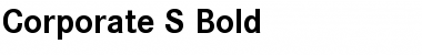 Corporate S BQ Font
