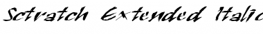 SctratchExtended Font