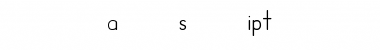 SD Manuscript S Regular Font