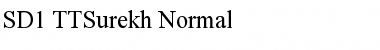 SD1-TTSurekh Normal Font