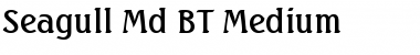 Seagull Md BT Font