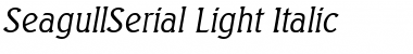 SeagullSerial-Light Italic