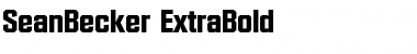 Download SeanBecker-ExtraBold Font