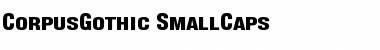 CorpusGothic SmallCaps Font