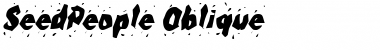 SeedPeople Oblique Font