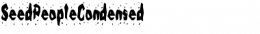 SeedPeopleCondensed Regular Font