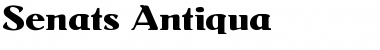 Senats-Antiqua Regular Font