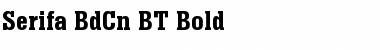 Serifa BdCn BT Font