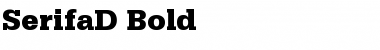 SerifaD Bold Font