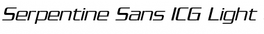 Download Serpentine Sans ICG Light Font