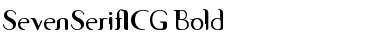 SevenSerifICG Bold Font