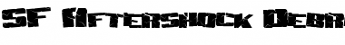 SF Aftershock Debris Regular Font