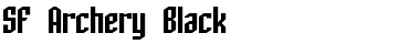 Download SF Archery Black Font