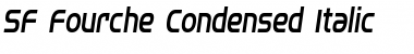 SF Fourche Condensed Italic