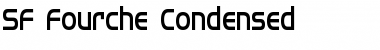 SF Fourche Condensed Regular Font