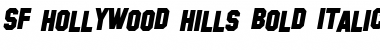 SF Hollywood Hills Font