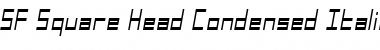SF Square Head Condensed Font