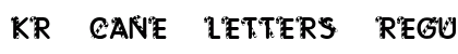 KR Cane Letters Regular
