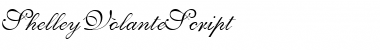 ShelleyVolanteScript Font