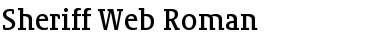 Download Sheriff Web-Roman Font