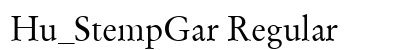 Hu_StempGar Regular font free download