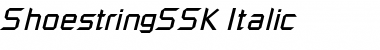 ShoestringSSK Italic