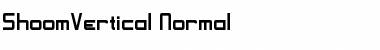 ShoomVertical Normal Font