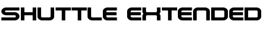 ShuttleExtended Font