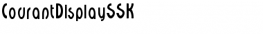 CourantDisplaySSK Regular Font
