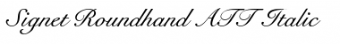 Signet Roundhand Font