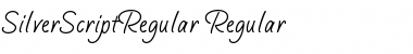 SilverScriptRegular Regular Font