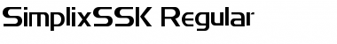 SimplixSSK Regular Font