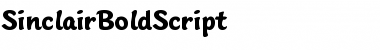 Download SinclairBoldScript Font