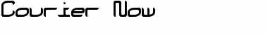 Courier Now Regular Font