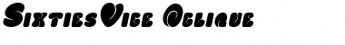 SixtiesVibe Oblique Font