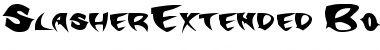 SlasherExtended Font