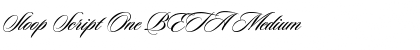 Sloop Script One BETA Font