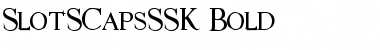 SlotSCapsSSK Bold Font