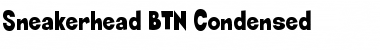 Download Sneakerhead BTN Condensed Font
