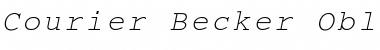 Courier Becker Font