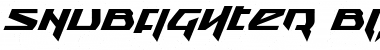 Snubfighter Bold Italic Bold Italic Font