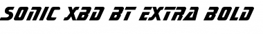 Sonic XBd BT Extra Bold Font