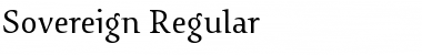Sovereign-Regular Regular Font