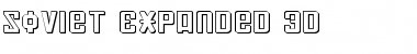 Soviet Expanded 3D Font