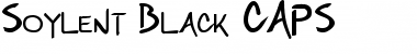 Download Soylent Black CAPS Font