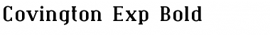 Covington Exp Bold Font